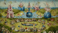 garden of earthly delights center detail painting 1080p