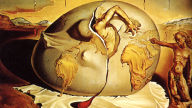 geopoliticus child watching the birth of the new man dali
