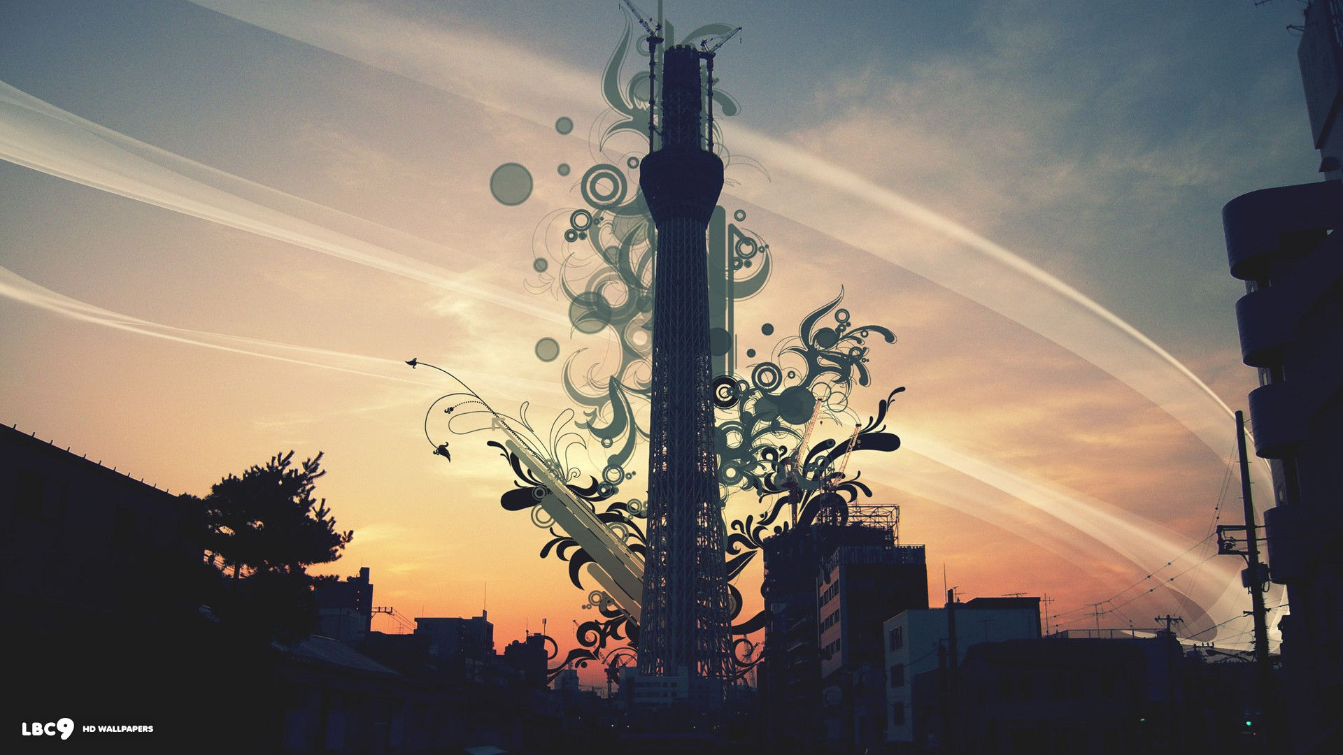tokyo sky tree 1080x1920 abstract