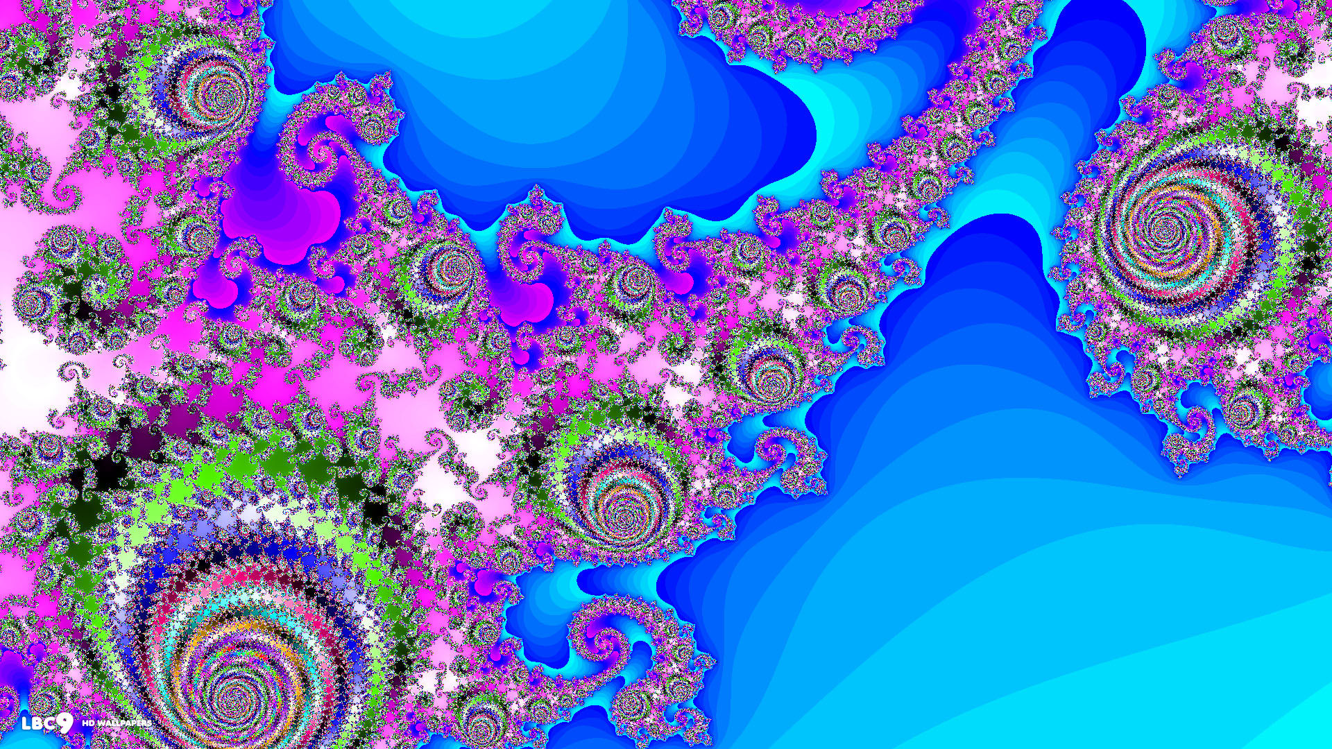colorful mandelbrot background