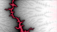 mandelbrot set red lightning 1920x1080