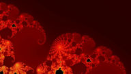 red mandelbrot background