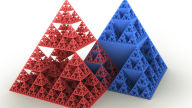 sierpinski pyramid wallpaper
