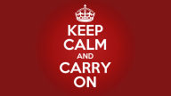 keep calm and carry on 1920x1080 red white