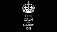 keep calm and carry on black hd wallpaper