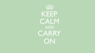 keep calm and carry on green bg 1080p