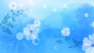 vector blue flowers