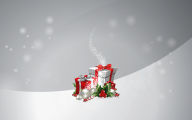 christmas presents magic minimalistic gray white holiday desktop background