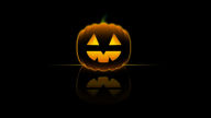 halloween happy glowing jack o lantern illustration design simple holiday hd wallpaper