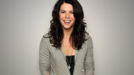 lauren graham brunette smile sweater actress 1920x1080