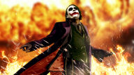 the joker batman dark knight fire