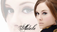 adele wallpaper white