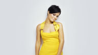 rihanna yellow dress
