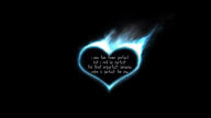 love quote burning heart far from perfect desktop background