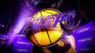 lakers 3d logo 1080p hd wallpaper