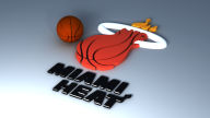 miami heat 3d logo wallpaper
