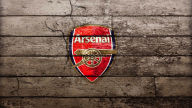 arsenal fc wood logo