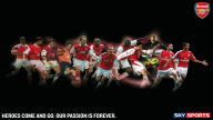 arsenal legendary players wall