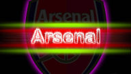 arsenal neon wallpaper