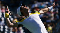 andy murray serving indian wells wallpaper