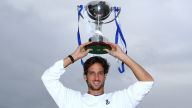 feliciano lopez aegon international tennis tournament trophy