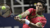 fernando verdasco returns the ball