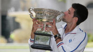 novak djokovic australian open trophy 1920x1080