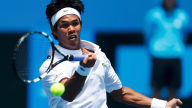 somdev devvarman hits a return